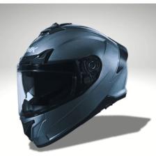 Smk Typhoon Solid Mat Antrasit Kapalı Kask - Yeni Sezon