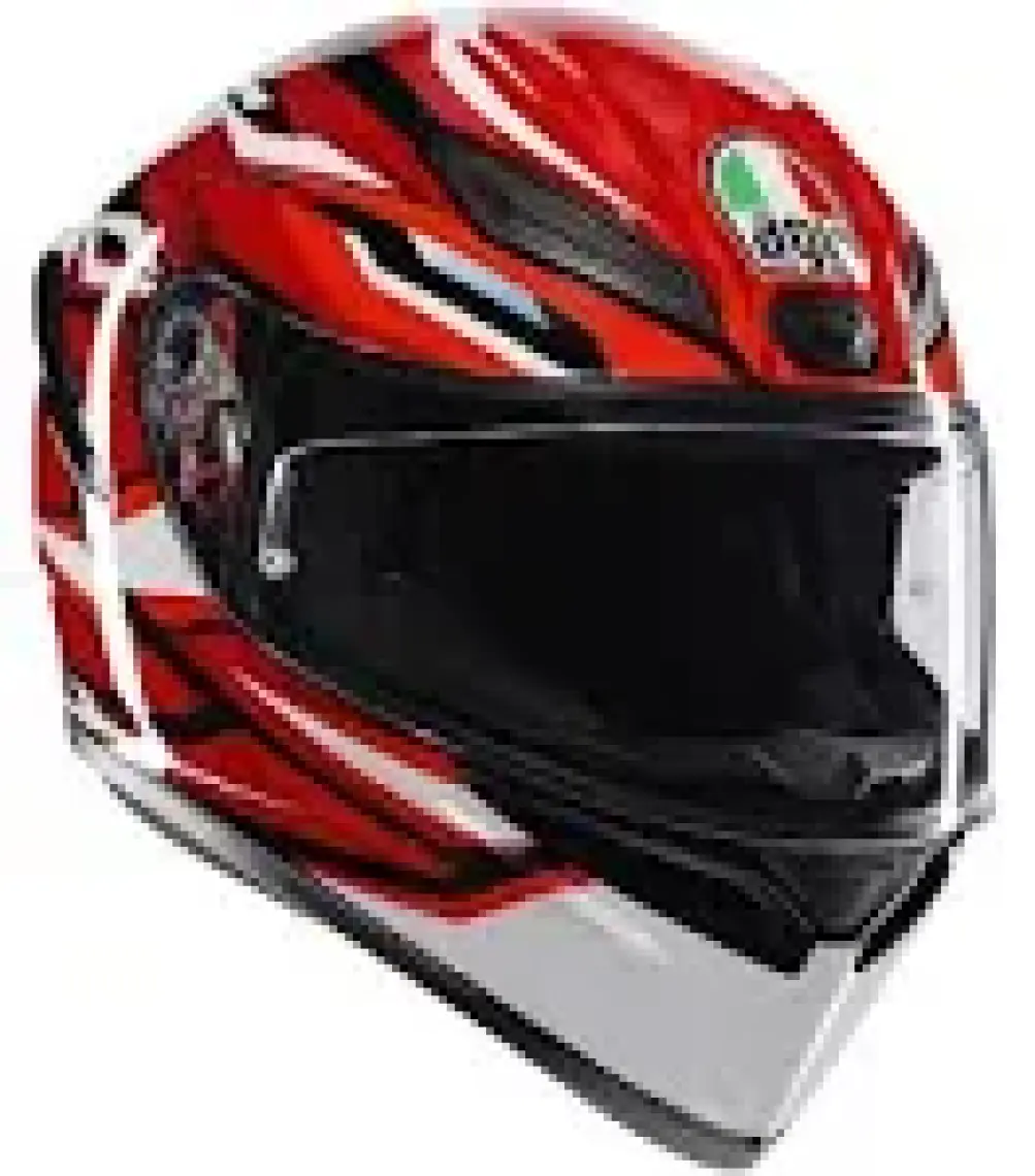 Agv K1 S Lion Black Red White Configuration Kapalı Kask
