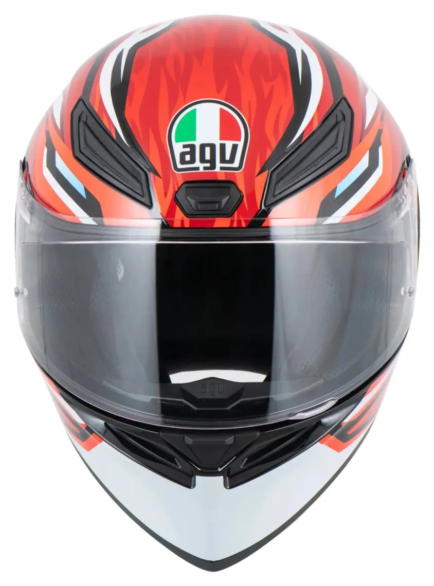 Agv K1 S Lion Black Red White Configuration Kapalı Kask