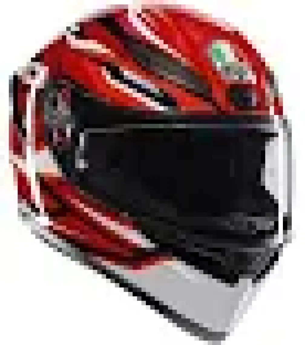 Agv K1 S Lion Black Red White Configuration Kapalı Kask