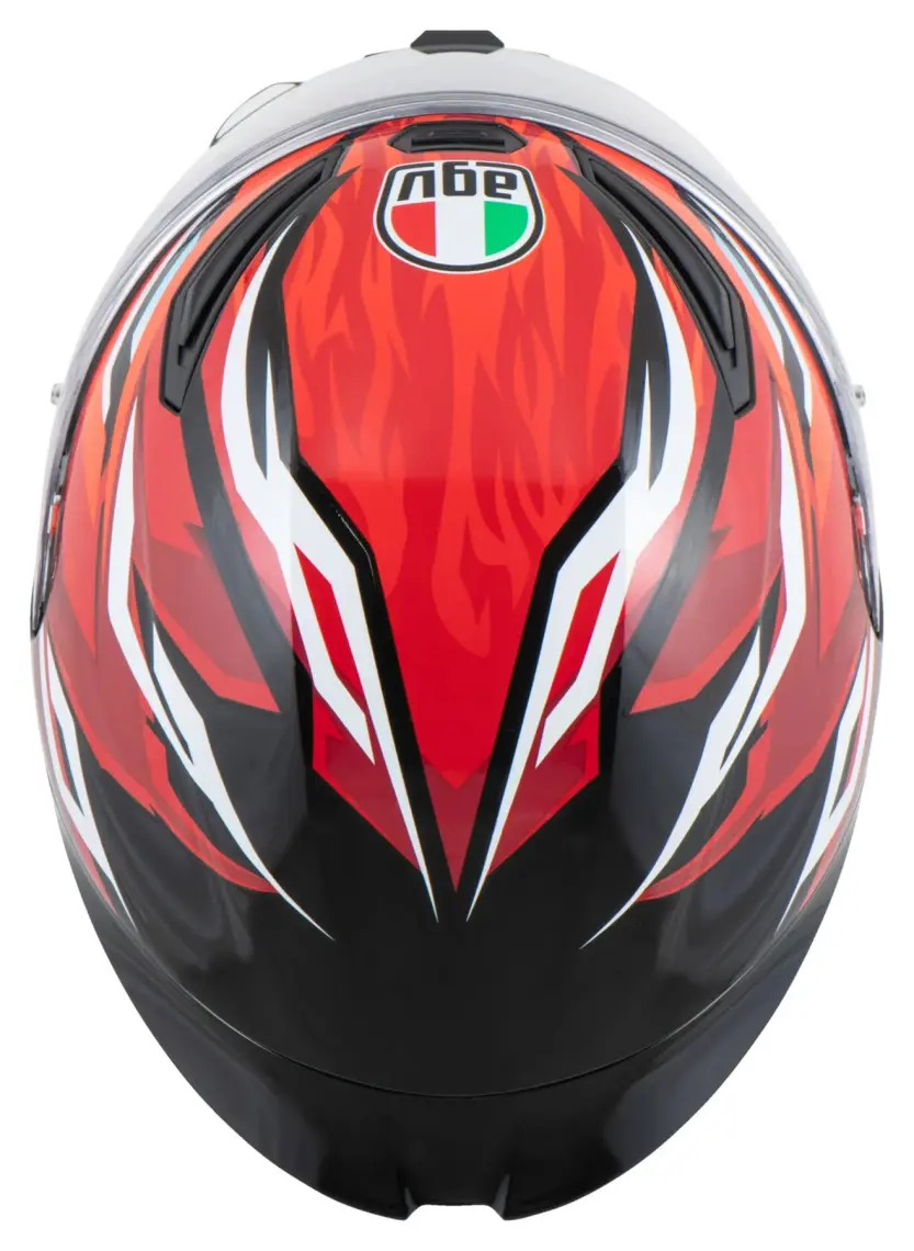 Agv K1 S Lion Black Red White Configuration Kapalı Kask