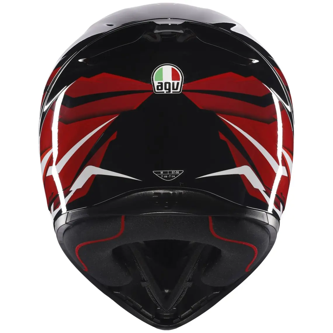 Agv K1 S Lion Black Red White Configuration Kapalı Kask