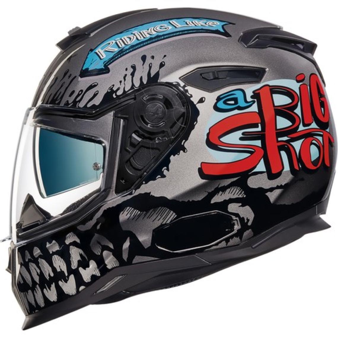 Nexx Sx100 Big Shot Gri Kask L
