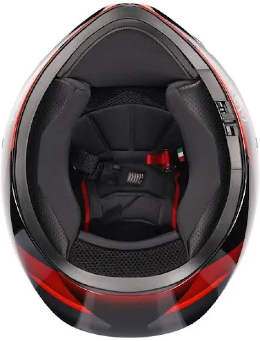 Agv K3 Mplk Striga Black Grey Red Kapalı Kask