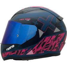 LS2 Rapıd 2 Xtreet Mat Mavi-Mor Kask Mavi Cam