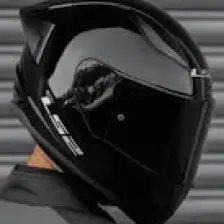 Ls2 Rapıd 2 Race Parlak Siyah Full Face Motosiklet Kaskı Siyah Camlı