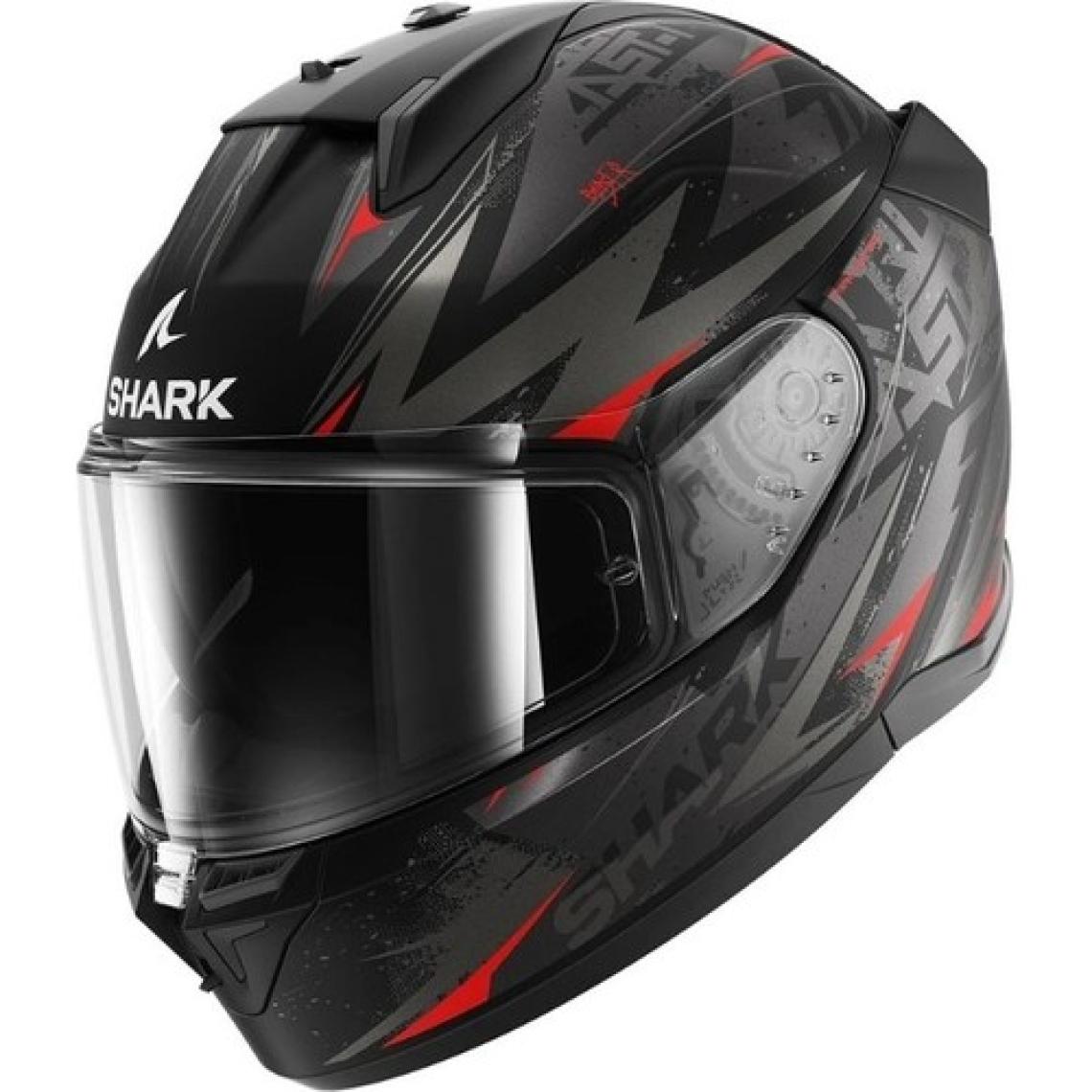 Shark D-Skwal 3 Blast-R Mat Kapalı Kask (ECE 22.06) (Dar Kalıp)