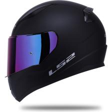 LS2 Rapıd Mat Siyah Kask Gök Küşağı Cam