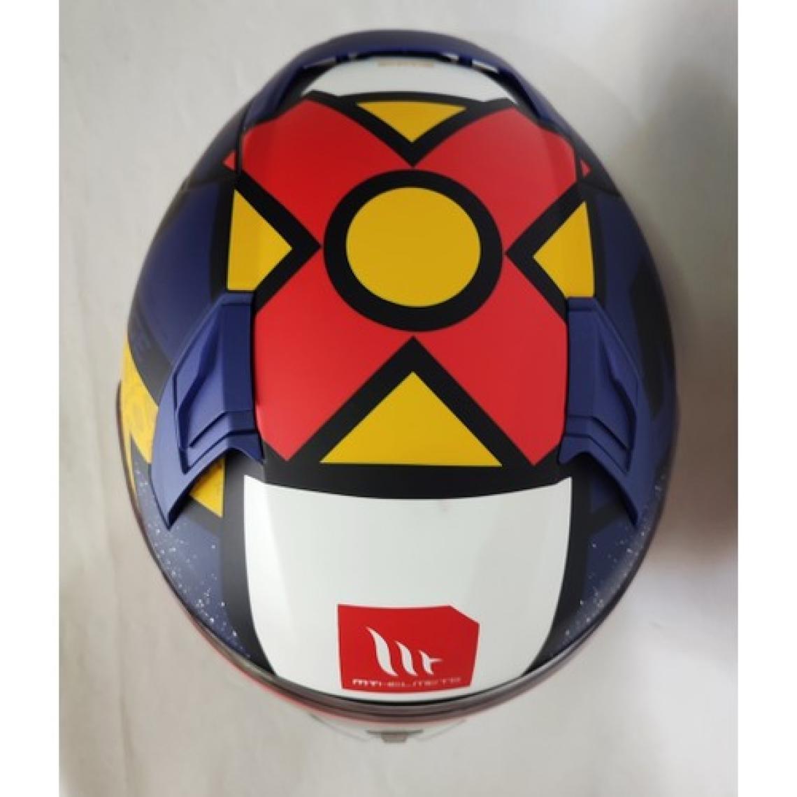 Mt Kask Mt Revenge 2 Lıght B7 Mat Mavi - Şeffaf Vizörlü