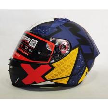 Mt Kask Mt Revenge 2 Lıght B7 Mat Mavi - Şeffaf Vizörlü