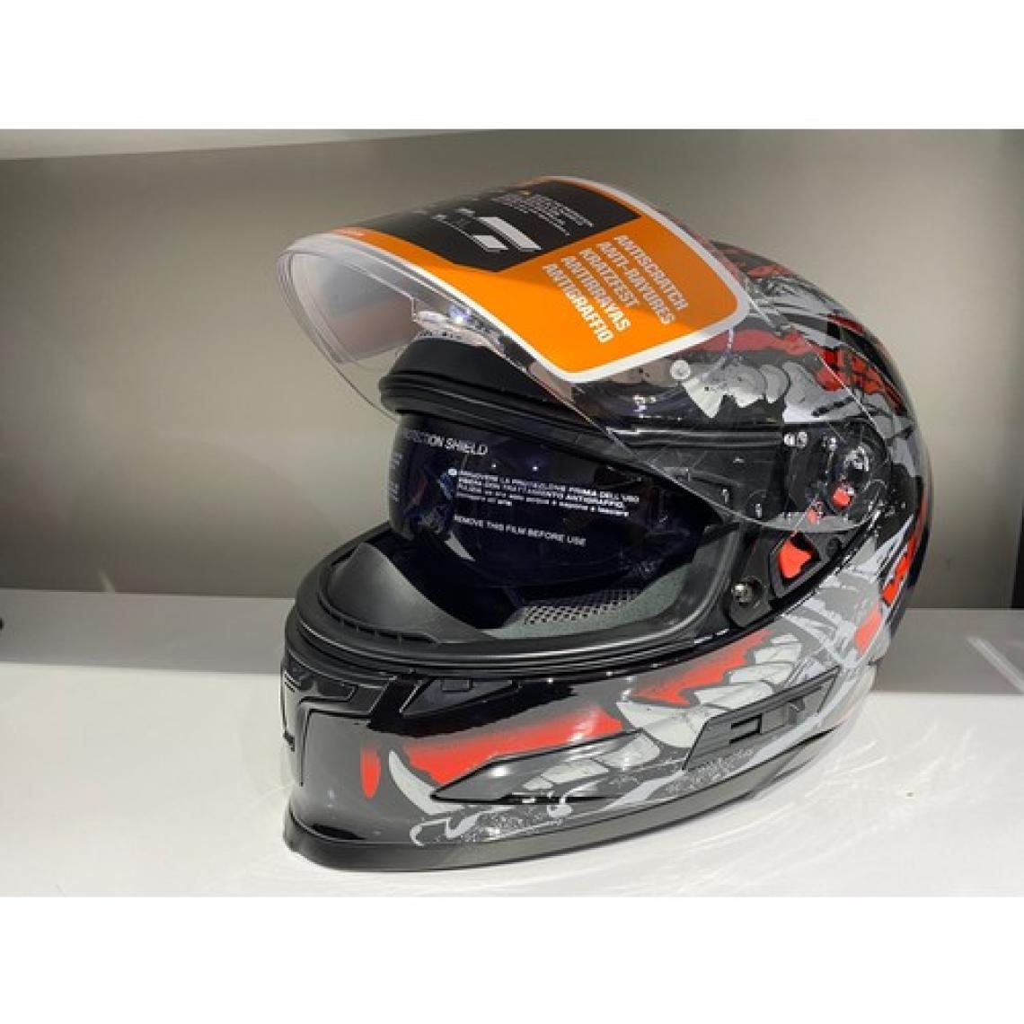 Sway Kask Sway B-503 (817) Güşeş Vizörlü Croco Kırmızı