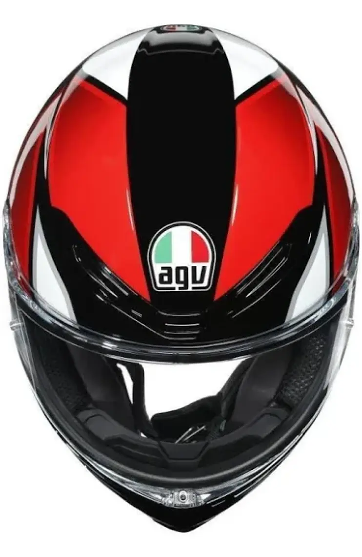 Agv K6S Mplk Slashcut Blk Grey Red Kapalı Kask