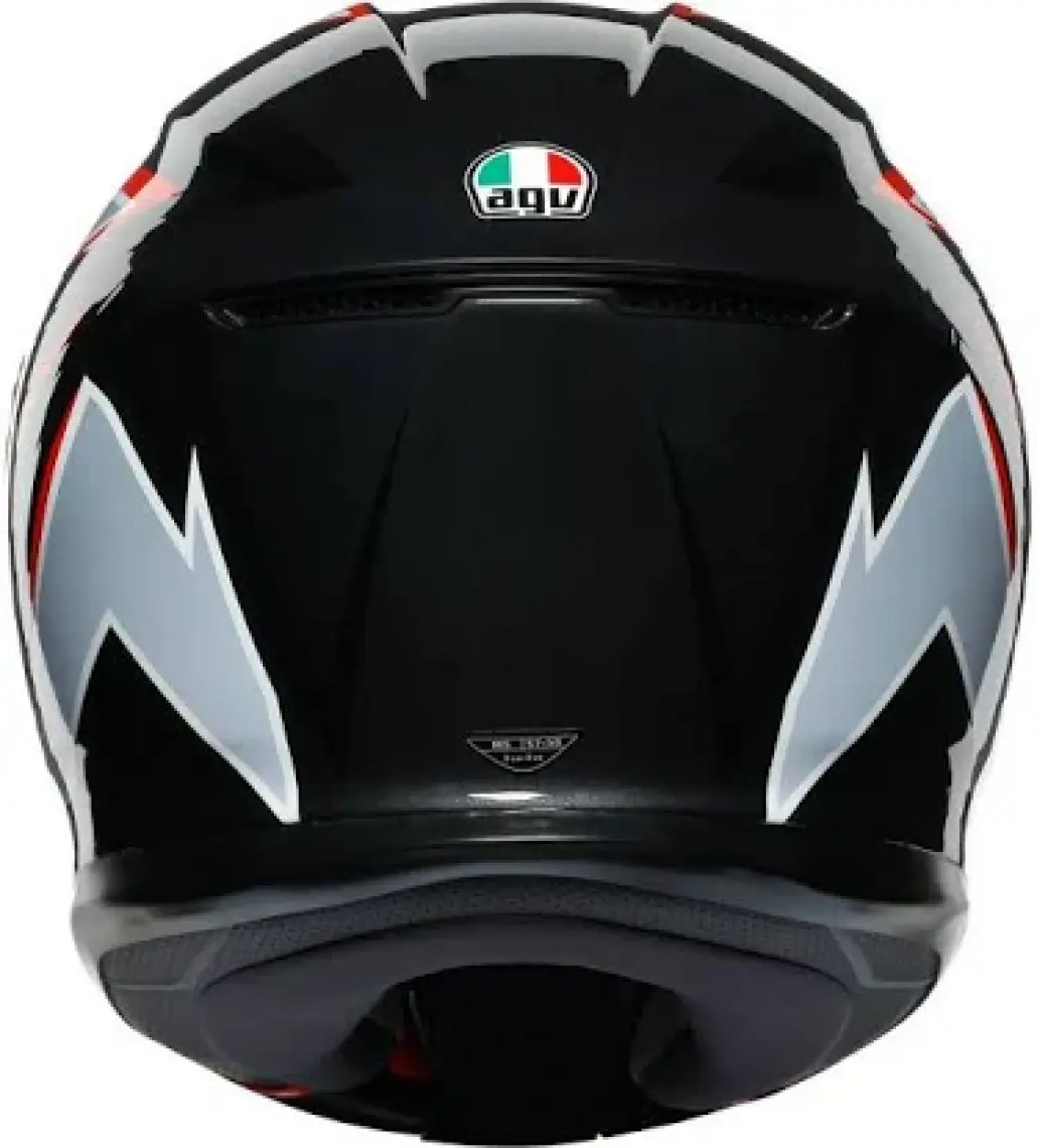 Agv K6S Mplk Slashcut Blk Grey Red Kapalı Kask