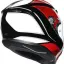 Agv K6S Mplk Slashcut Blk Grey Red Kapalı Kask
