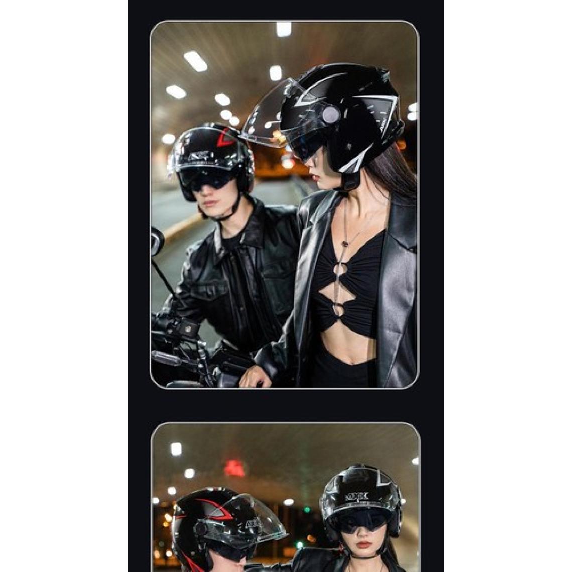 Kask Erkek Kadın Mevsim Motosiklet Yarım Kask Kış Bisiklet Kaskı