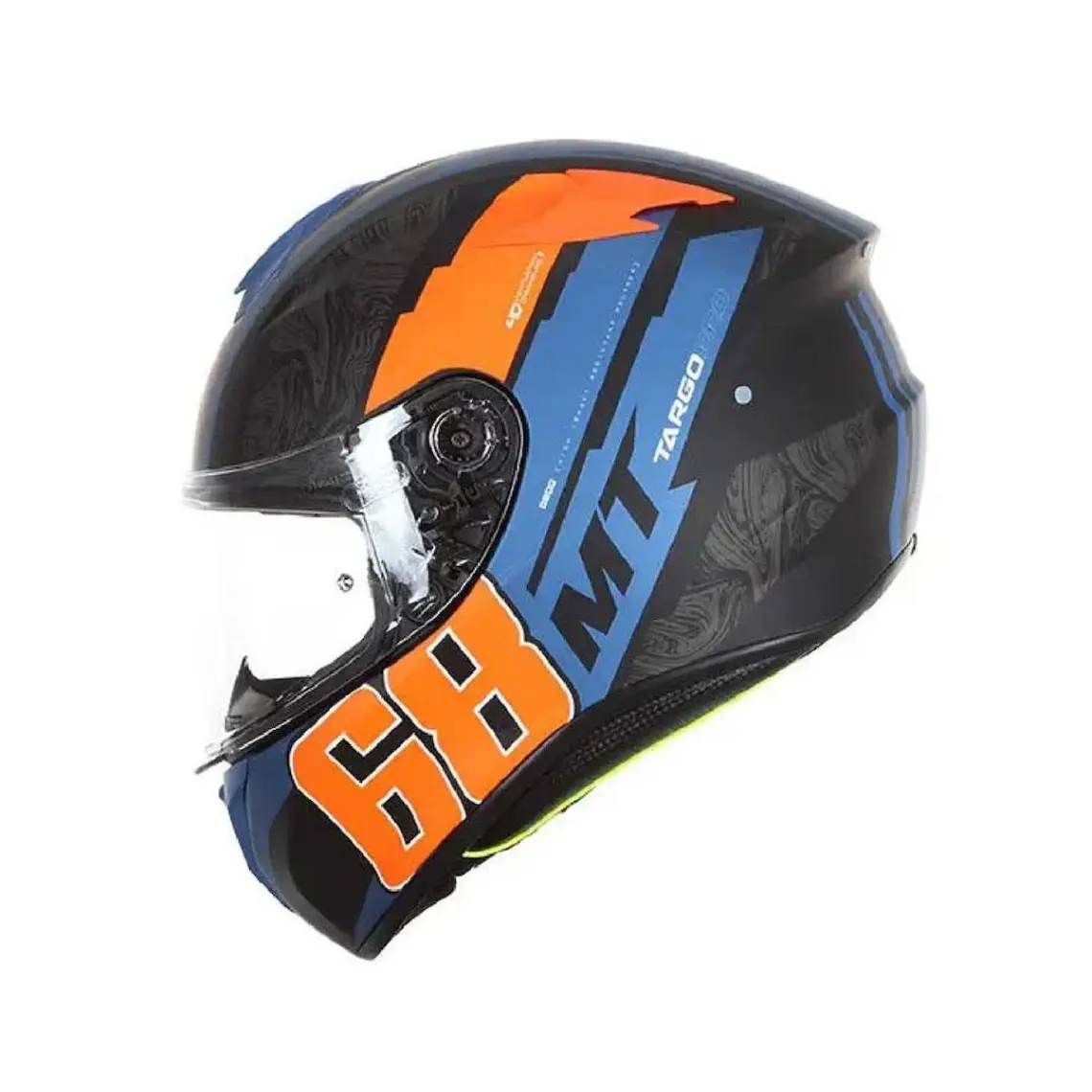 mt Kask mt Targo Pro Biger C5 Mat Red  Şefaf Vizörlü