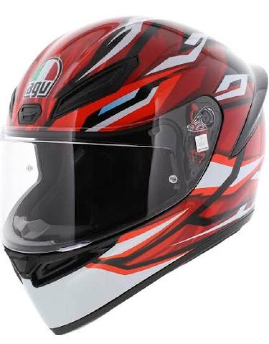 Agv K1 S Lion Black Red White Configuration Kapalı Kask