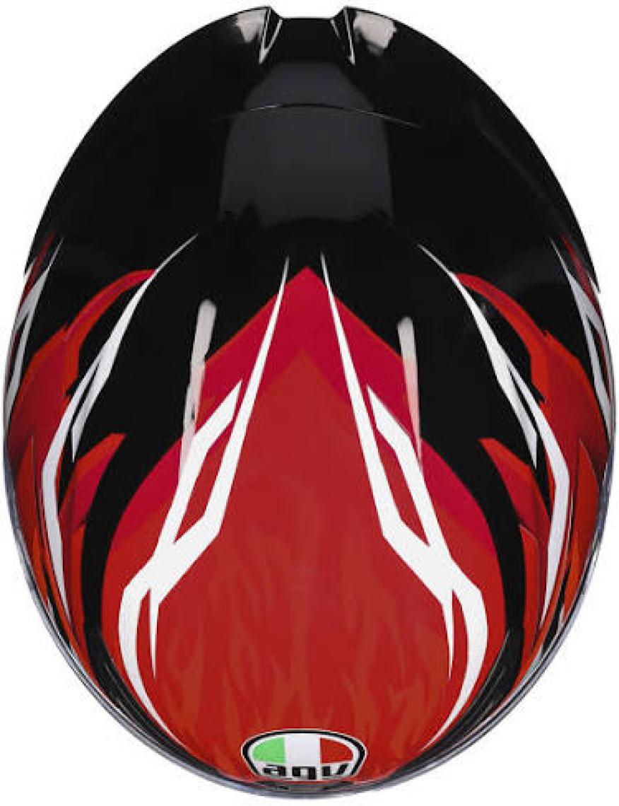 Agv K1 S Lion Black Red White Configuration Kapalı Kask