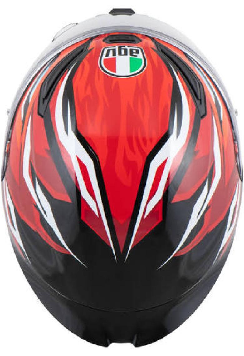Agv K1 S Lion Black Red White Configuration Kapalı Kask