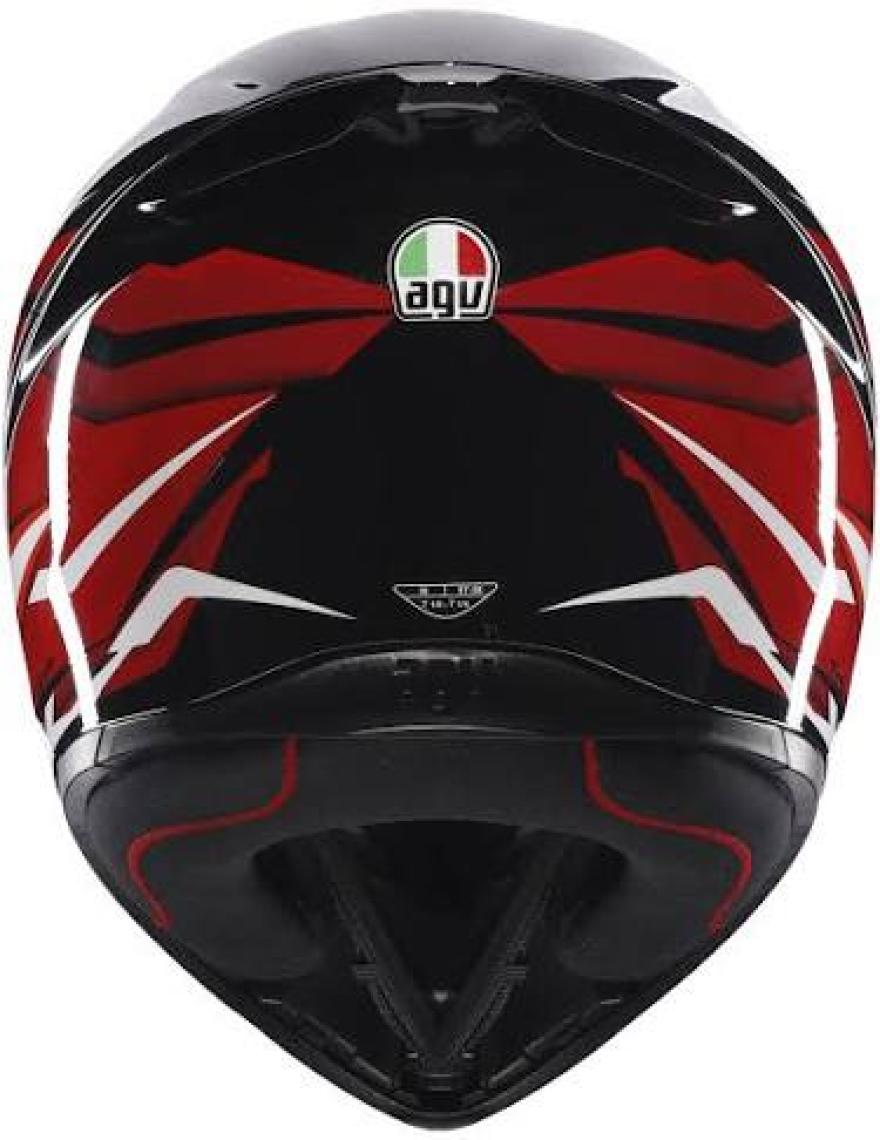 Agv K1 S Lion Black Red White Configuration Kapalı Kask