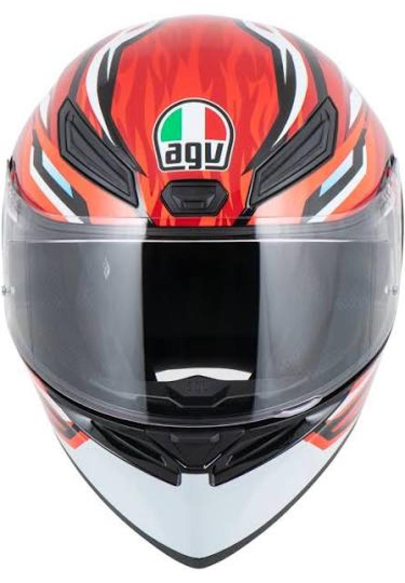 Agv K1 S Lion Black Red White Configuration Kapalı Kask
