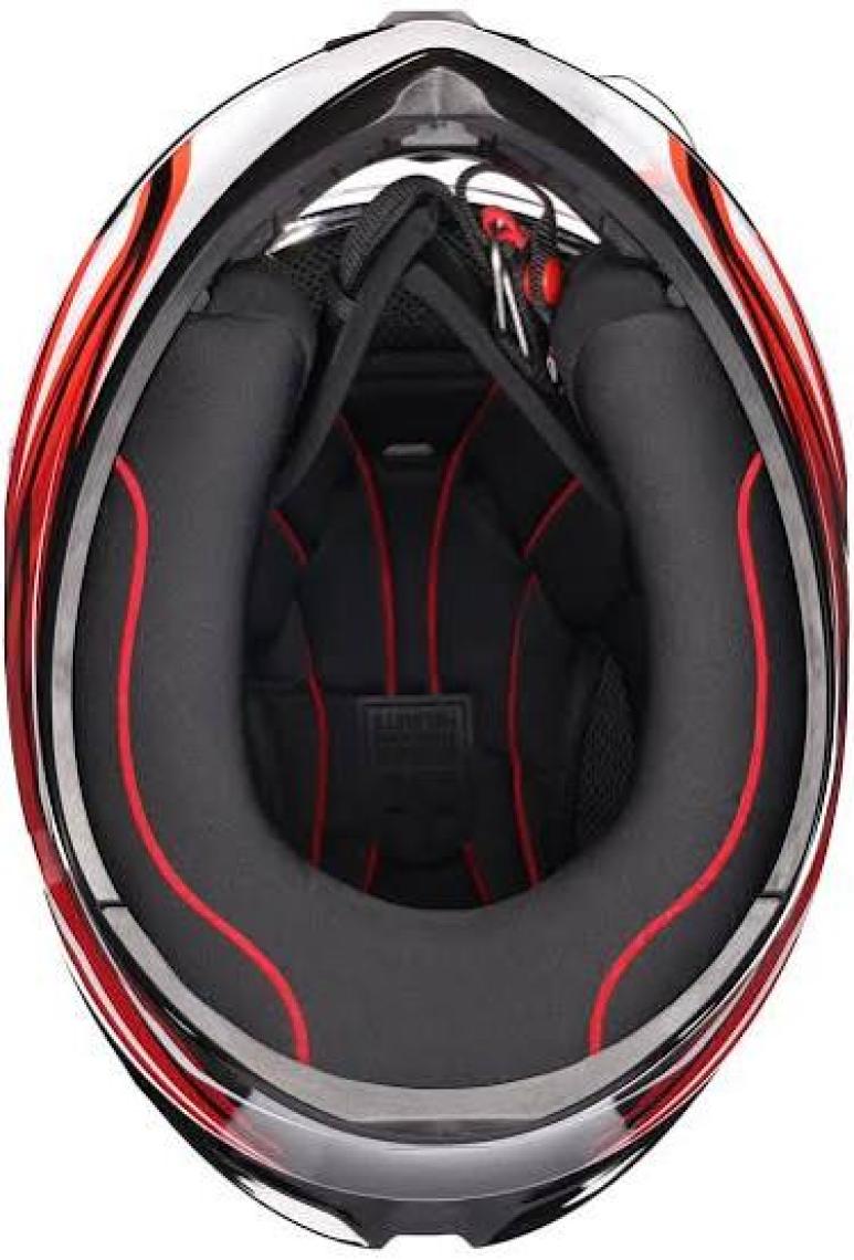 Agv K1 S Lion Black Red White Configuration Kapalı Kask