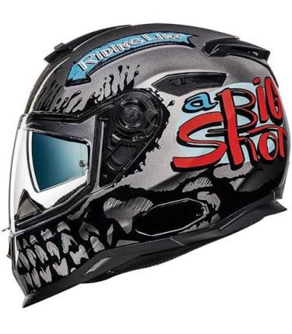 Nexx Sx100 Big Shot Gri Kask S