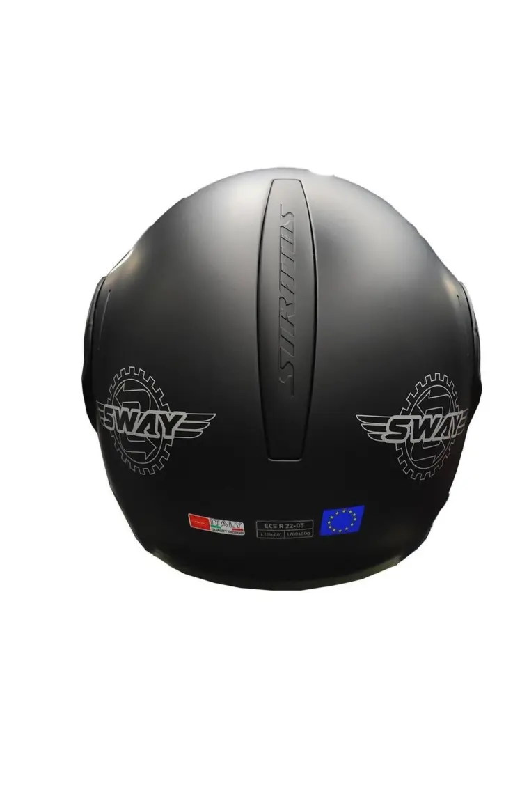 Sway Kask Stratos Çene Açılır Mat Titanyum