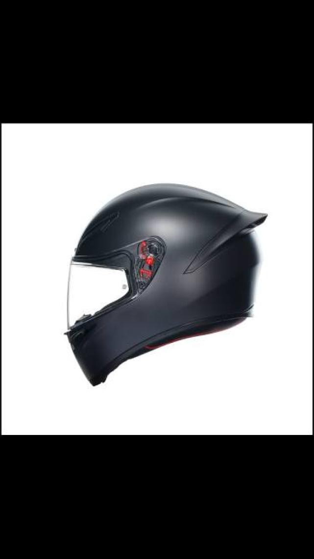 Agv K1 S Mono Matt Black Kapalı Kask