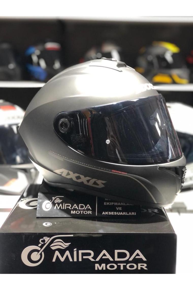 Axxis Draken Mat Siyah Kask