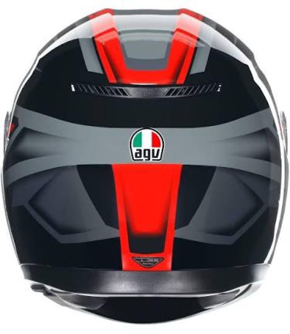 Agv K3  Compound Matt Black Grey Kapalı Kask