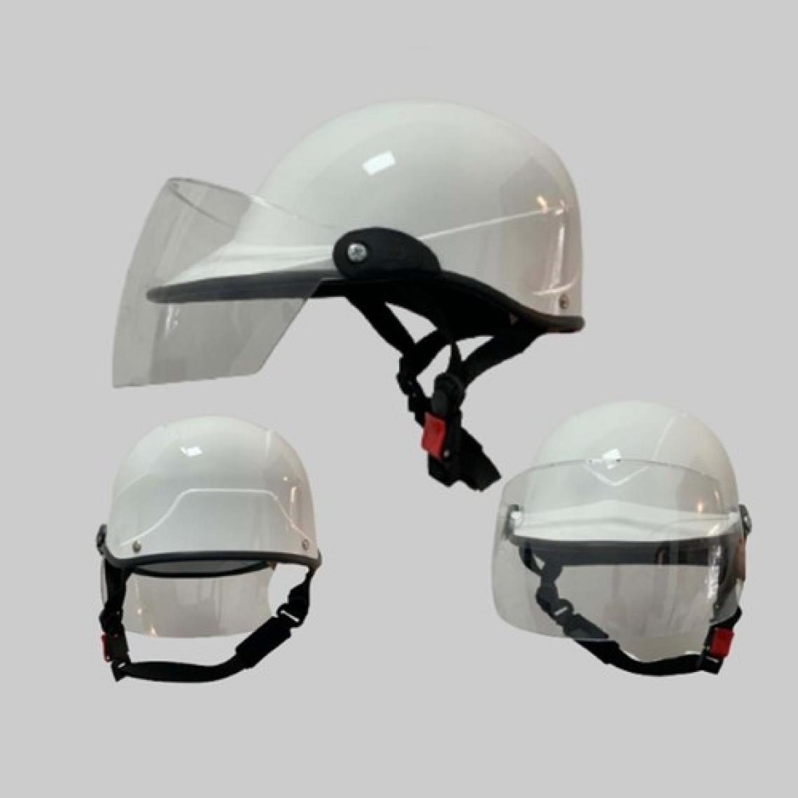 WututuMotors Jokey Kask Camlı Standart Beden Beyaz