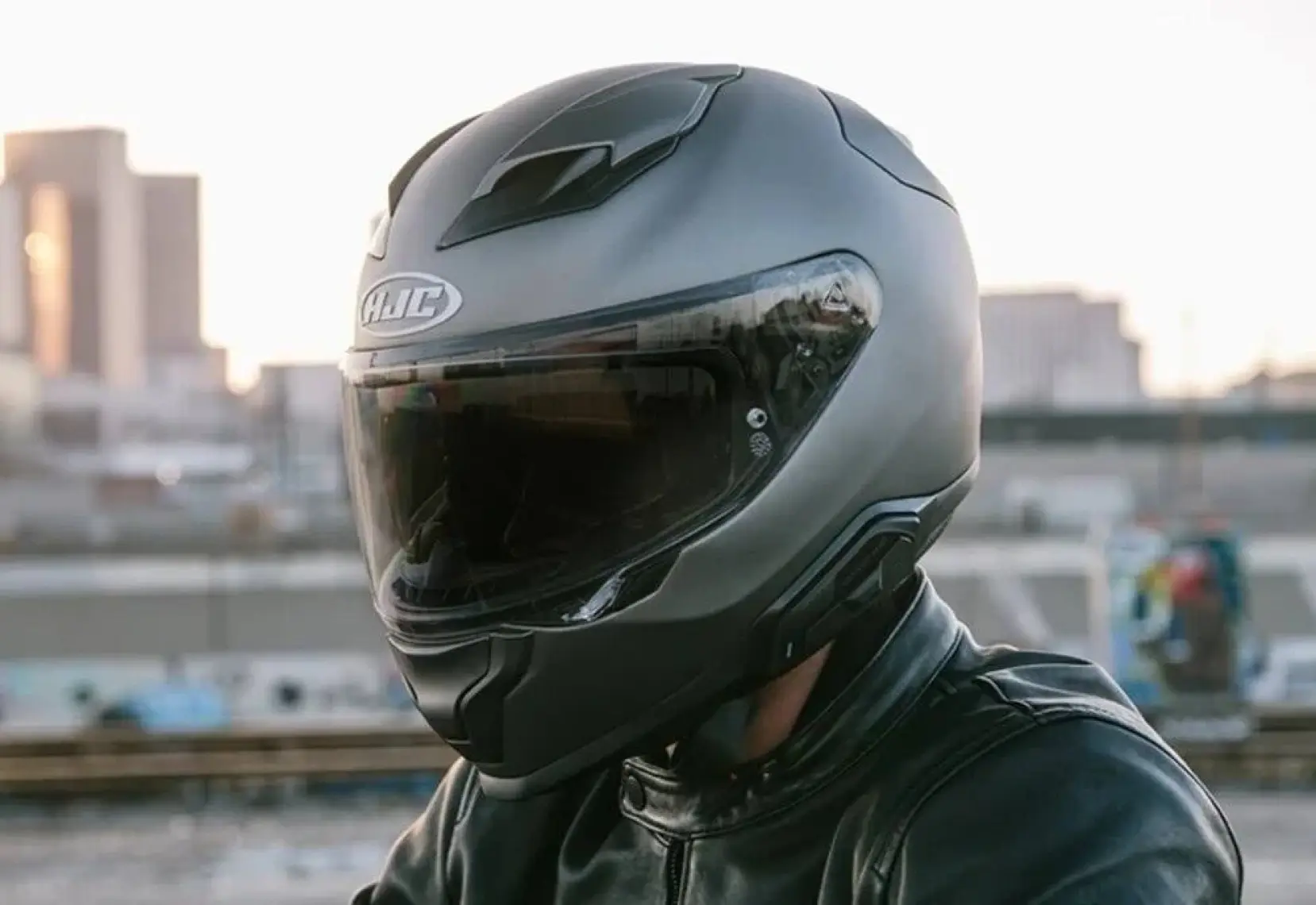 Hjc F71 Kapalı Kask Metal Siyah Full Face
