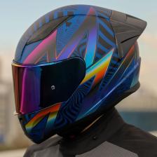 LS2 Rapıd 2 Race Optık Mat Mavi-Mor Kask