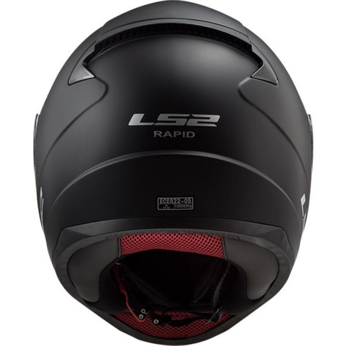 LS2 Rapid Mat Siyah Kask