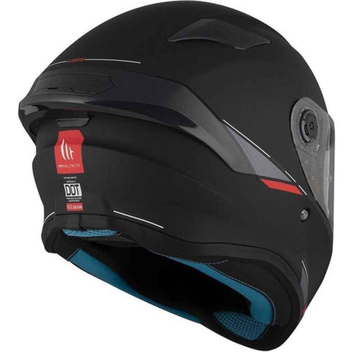 mt Targo S Solid A1 Mat Kapalı Kask