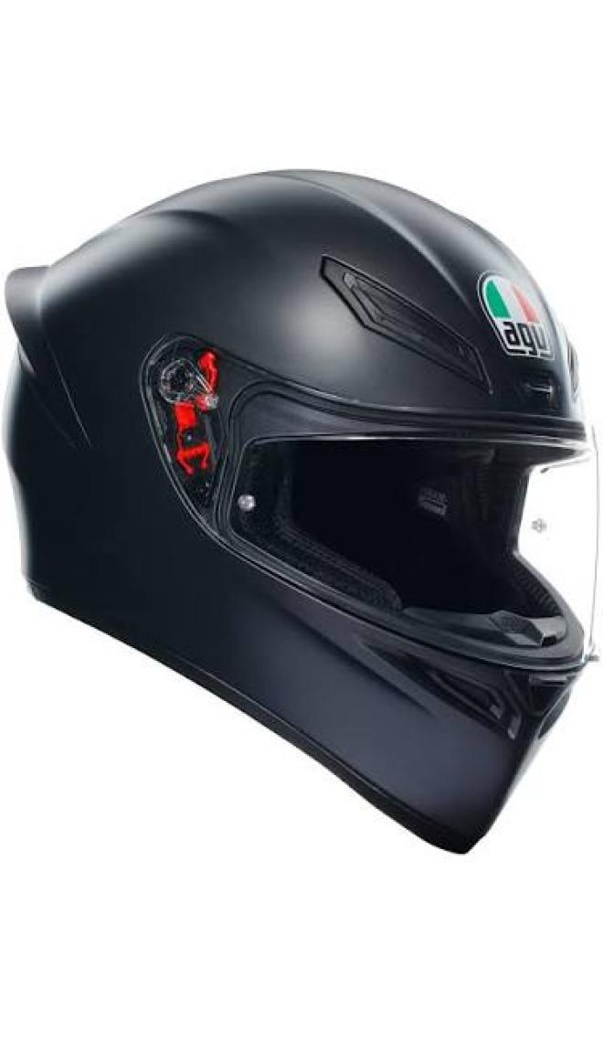 Agv K1 S Mono Matt Black Kapalı Kask