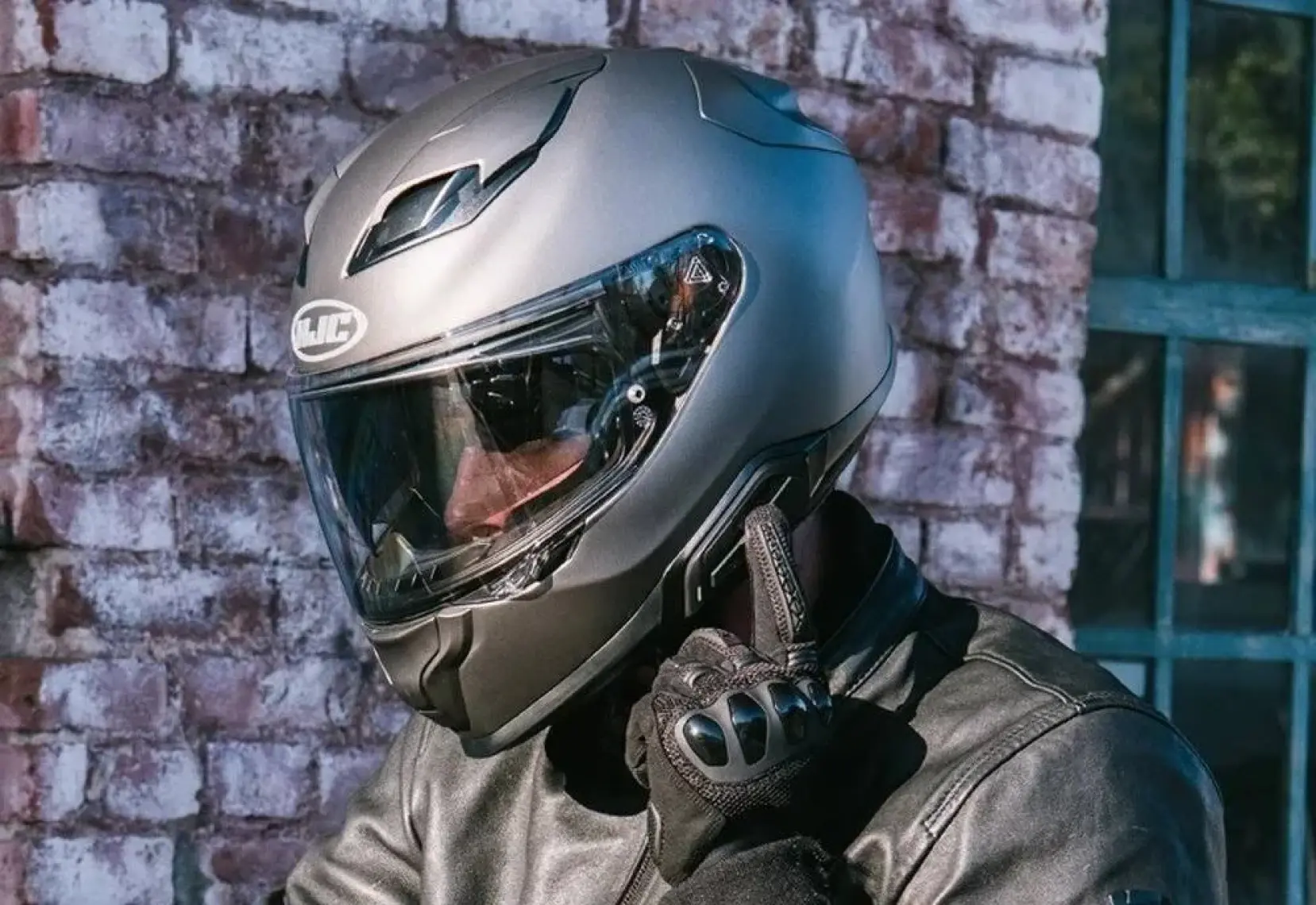 Hjc F71 Kask Semı Flat Metalik Mavi