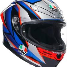 Agv K6 S Slashcut Blue Red Kapalı Kask