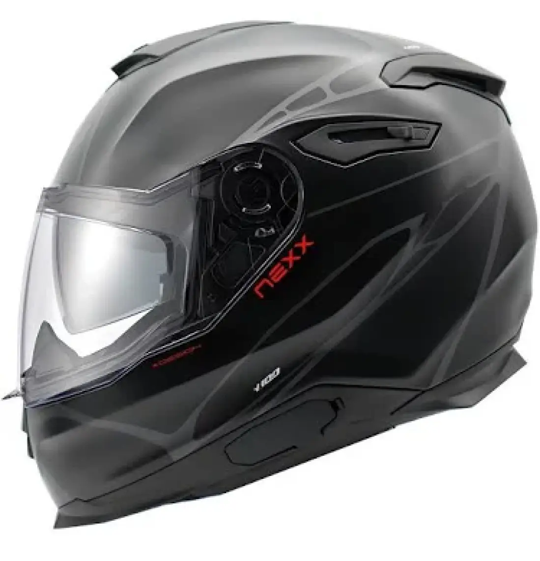 Nexx Y.100 B-Sıde Mat Siyah-Gri Kask