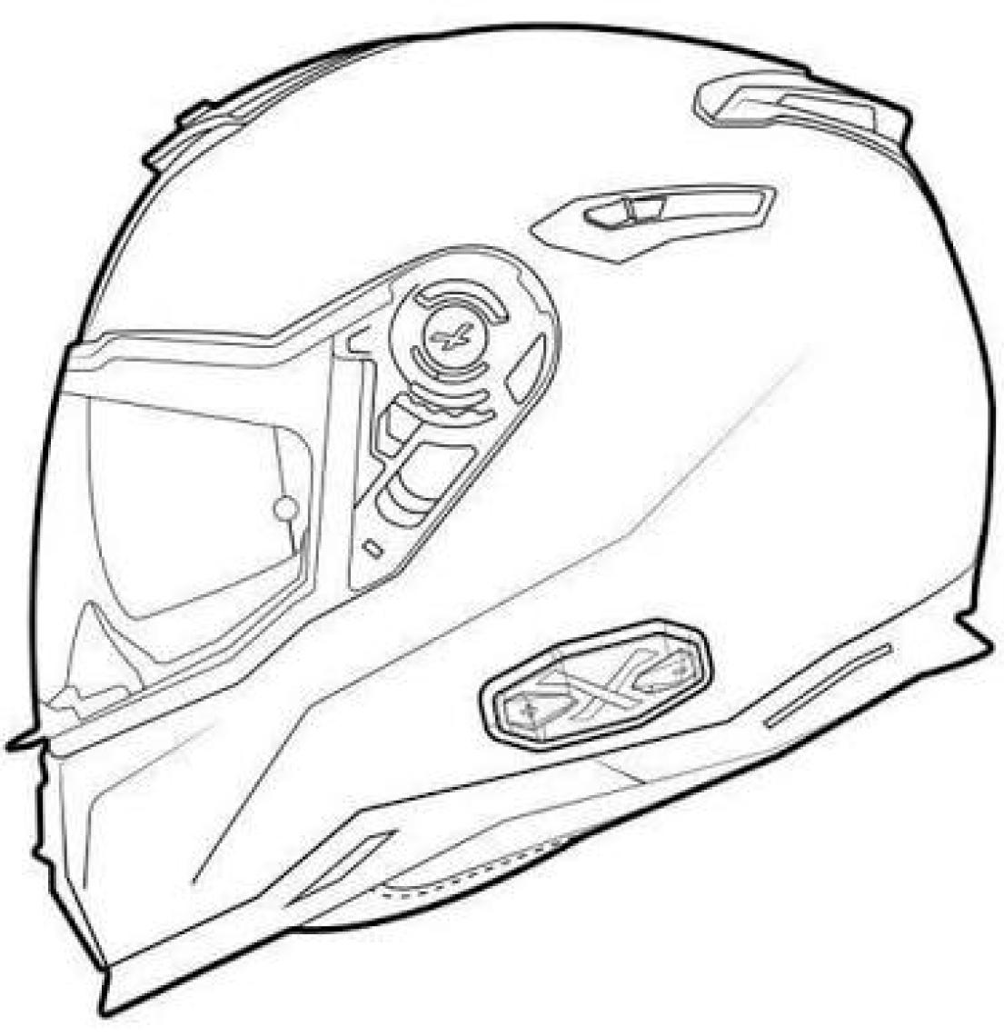 Nexx SX.100 Mat Siyah Kask