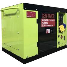 Genpower Gdg 12000 Tec 12 Kva Marşlı Dizel Ses Izolasyon Kabinli Trifaze Portatif Jeneratör