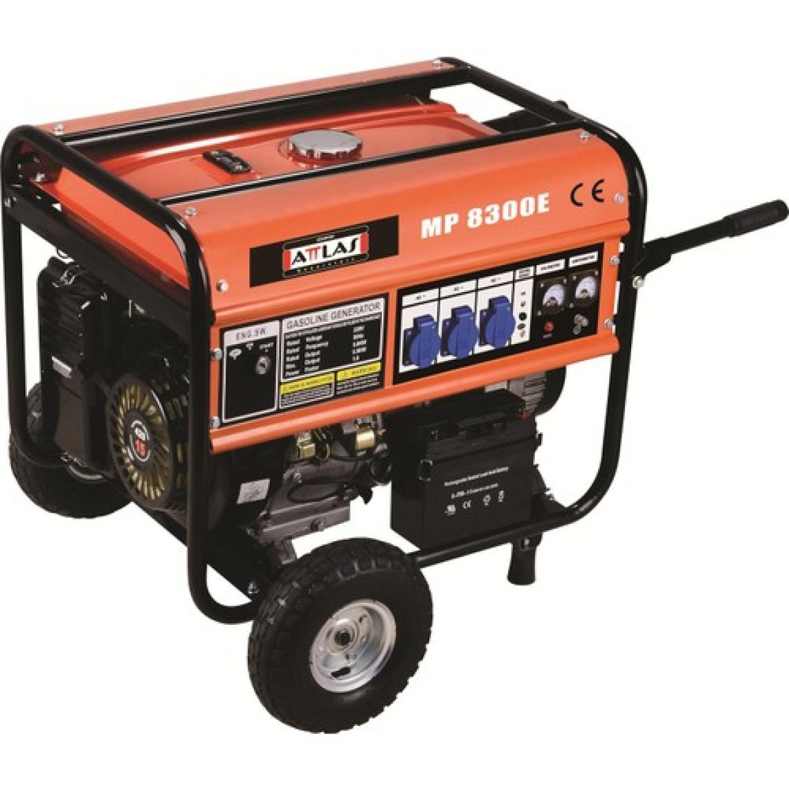 Attlas Mp 8300E 8 Kva Benzinli  Jeneratör - Marşlı