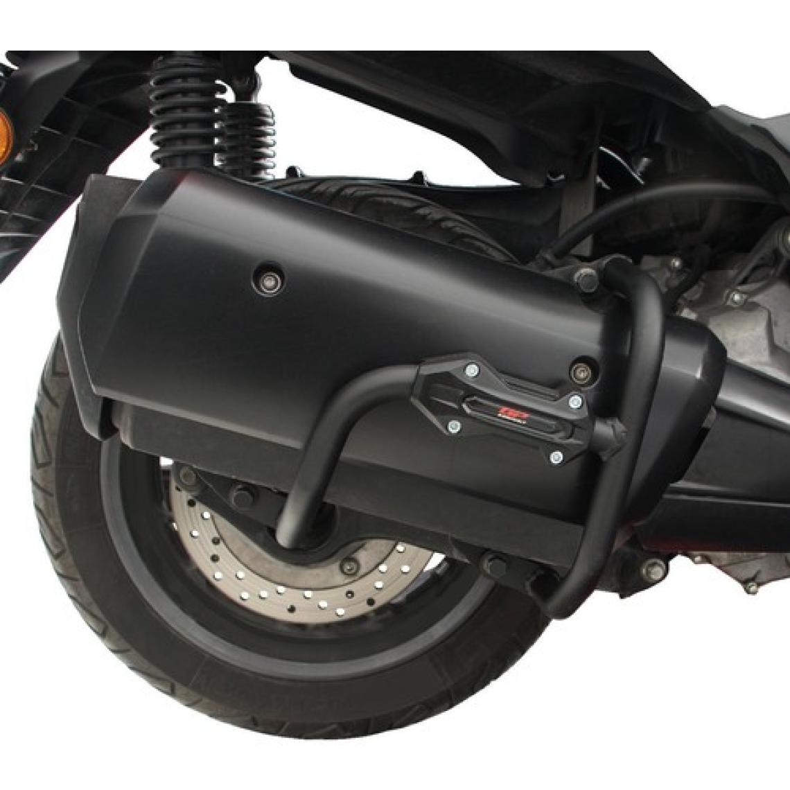 GP Kompozit Yamaha XMAX 250 2018-2024 Uyumlu Egzoz Koruma Demiri Siyah