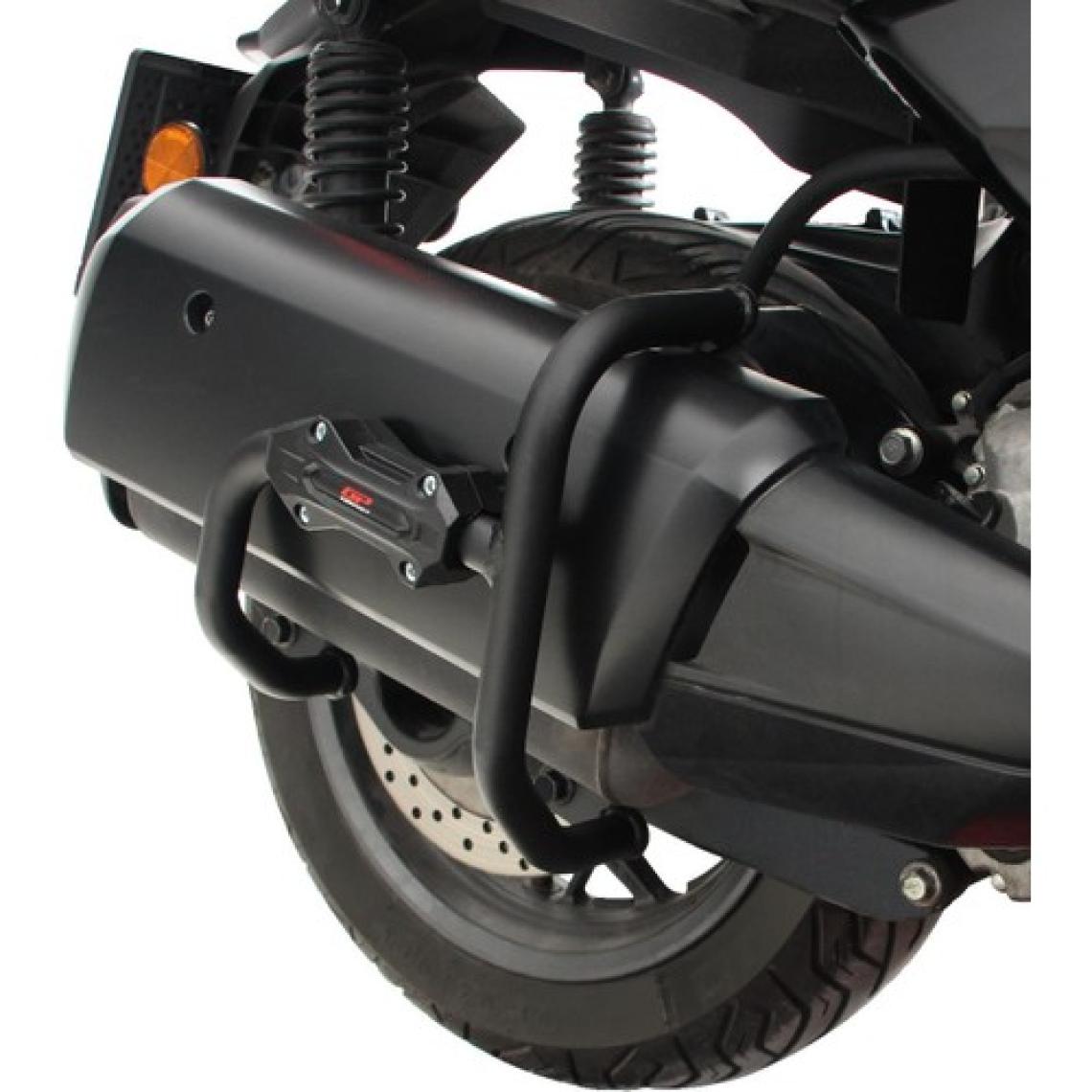 GP Kompozit Yamaha XMAX 250 2018-2024 Uyumlu Egzoz Koruma Demiri Siyah