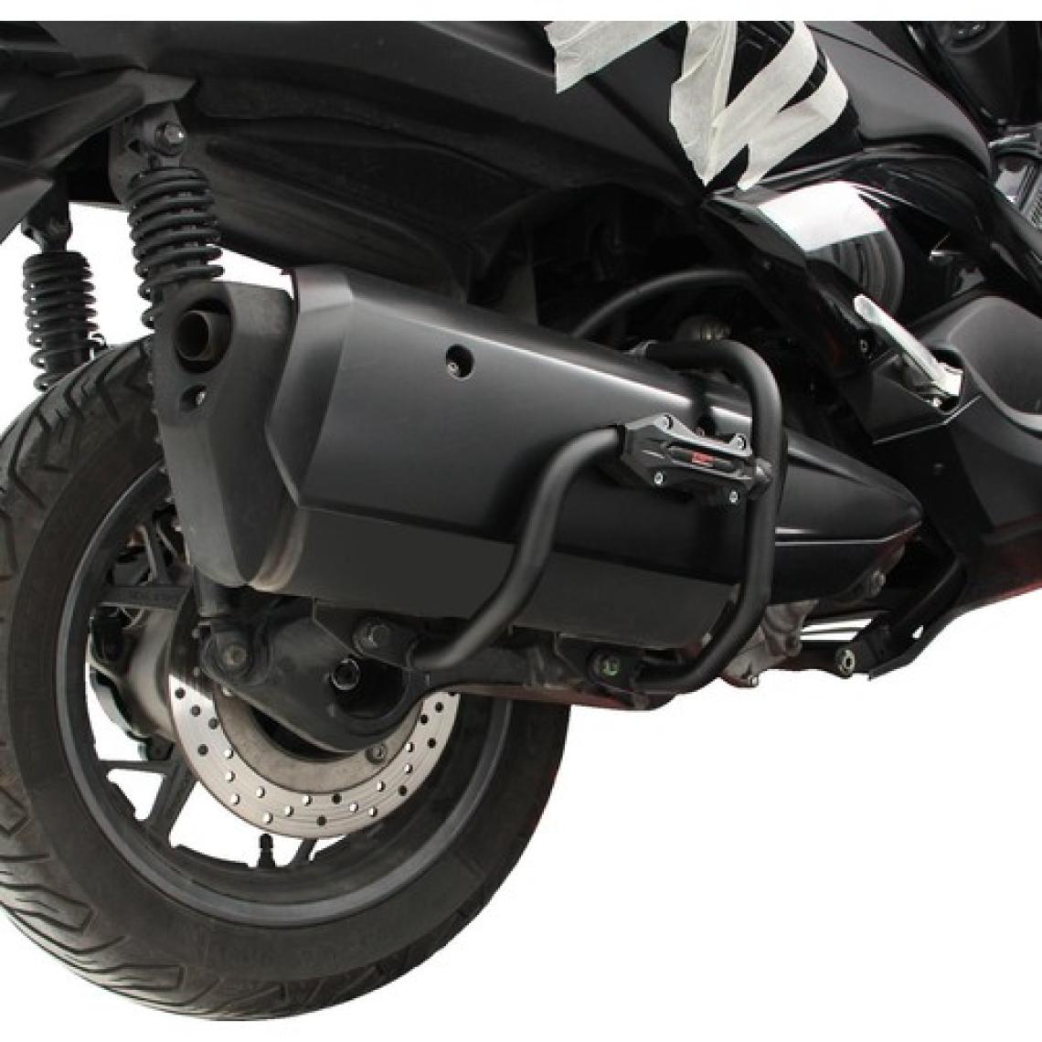 GP Kompozit Yamaha XMAX 250 2018-2024 Uyumlu Egzoz Koruma Demiri Siyah