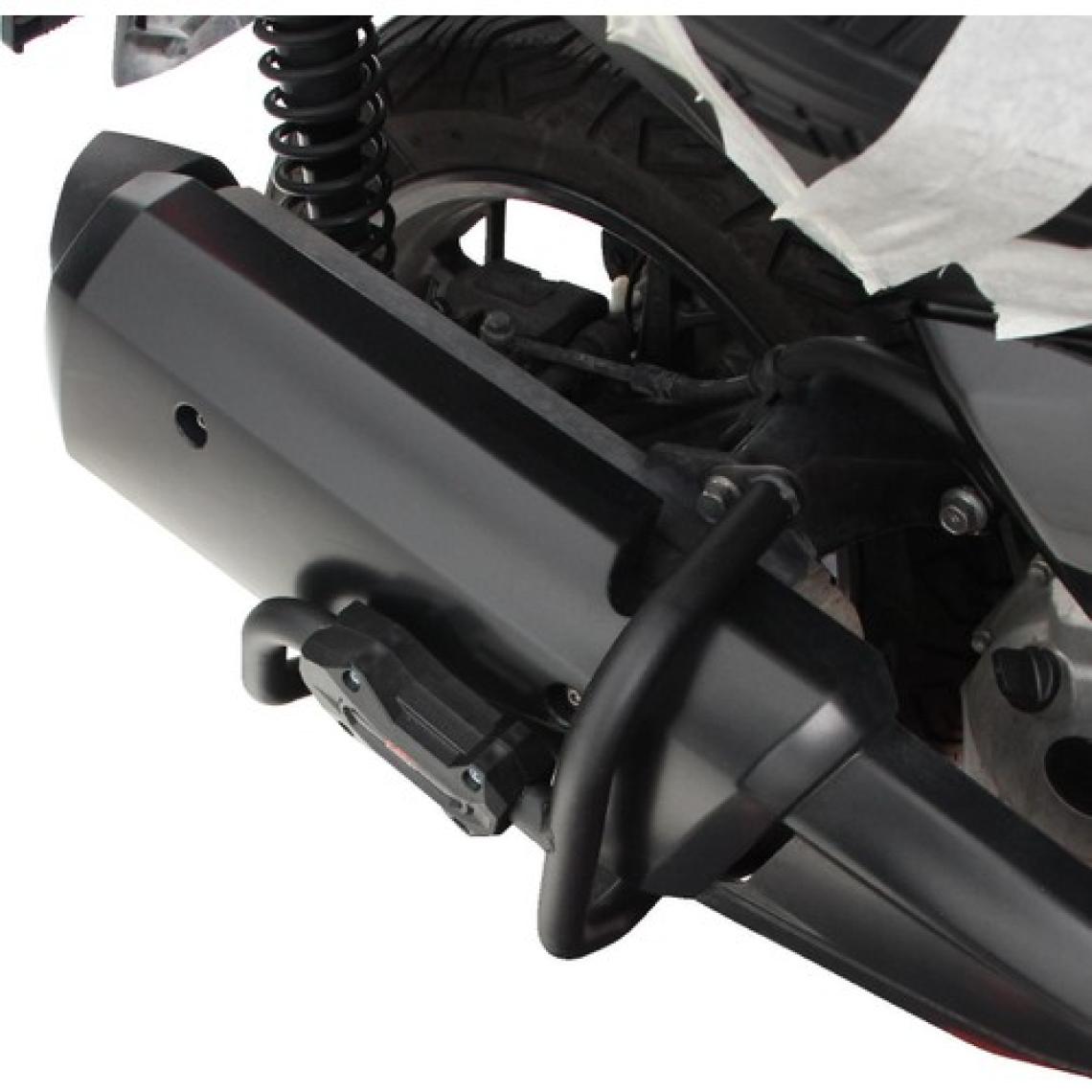 GP Kompozit Yamaha XMAX 250 2018-2024 Uyumlu Egzoz Koruma Demiri Siyah