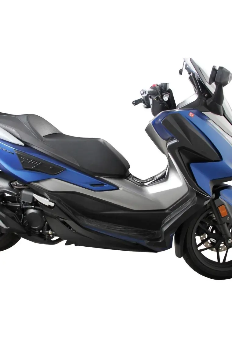 GP Kompozit Honda Forza 250 2023-2024 Uyumlu Üst/Alt Bacak ve Grenaj Koruma Seti Siyah