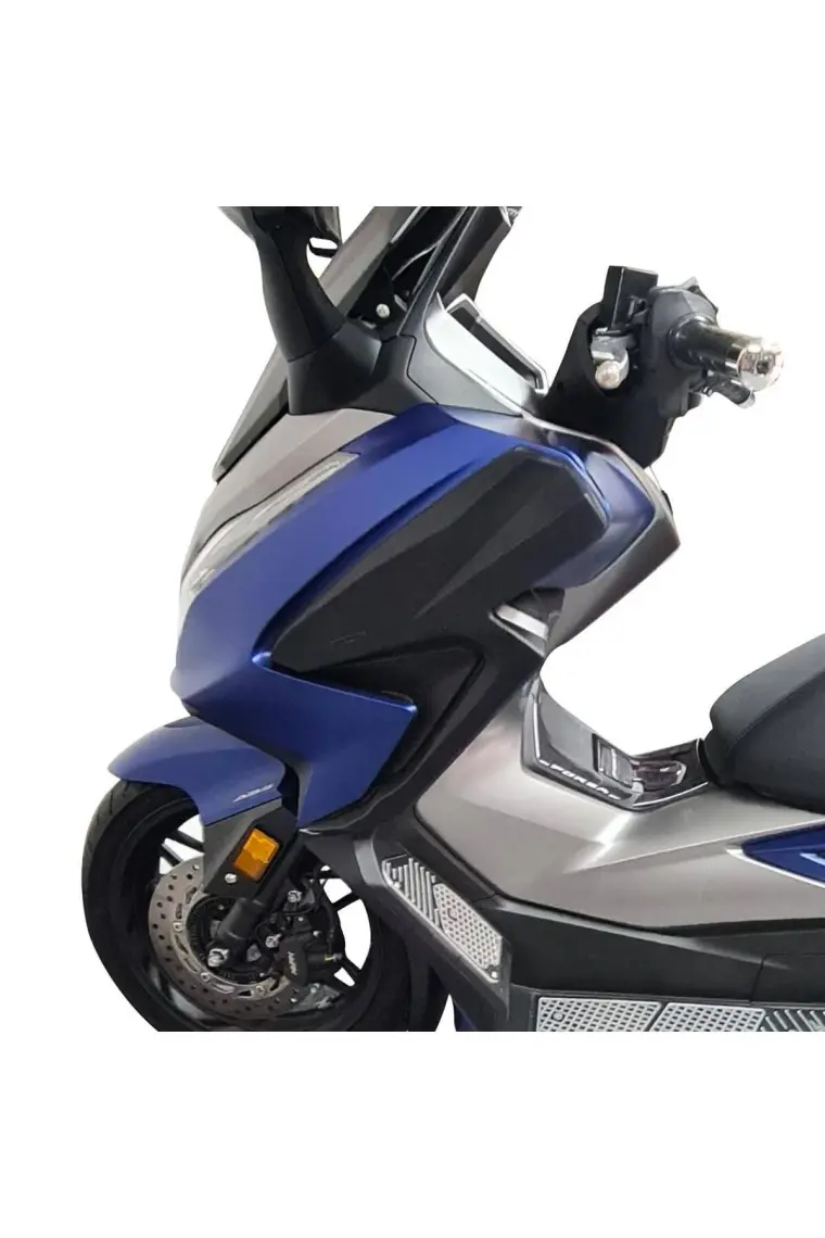 GP Kompozit Honda Forza 250 2023-2024 Uyumlu Üst/Alt Bacak ve Grenaj Koruma Seti Siyah