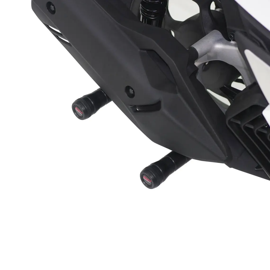 GP Kompozit Honda PCX 125 / 150 2018-2025 Uyumlu Egzoz Koruma Takozu Siyah